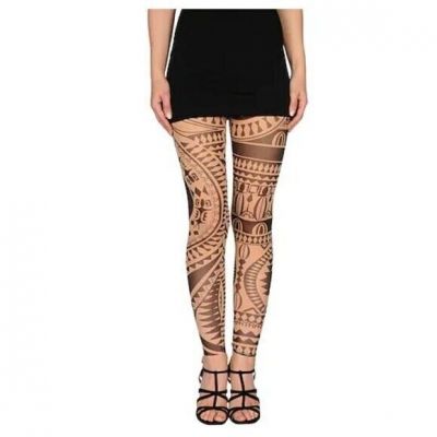 DSQUARED2 Mesh Tattoo Leggings