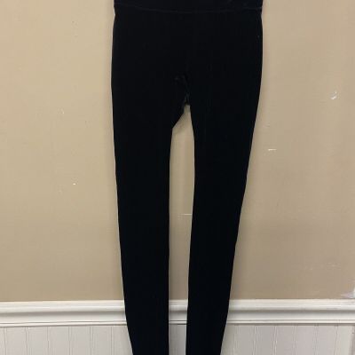Spanx Black Velvet Leggings  Women's Size Small Style 2070