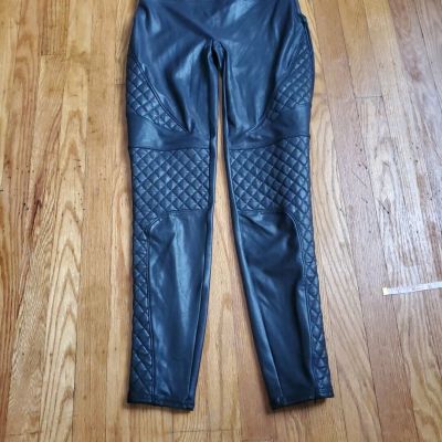 spanx   Shimmer Motor Style Legging Pants WOMEN'S SZ S