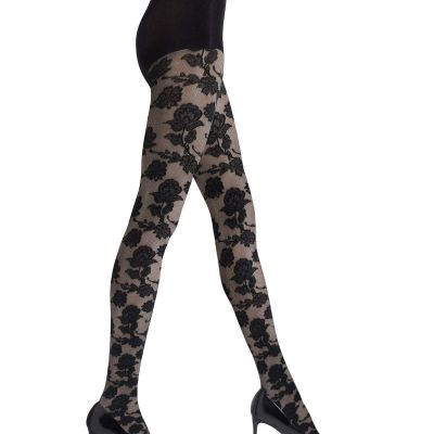 Women's Asya Rose Nylon Fashion Tights