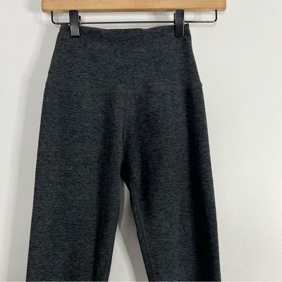 Beyond yoga caught in the midi space dye legging dark gray size xsmall