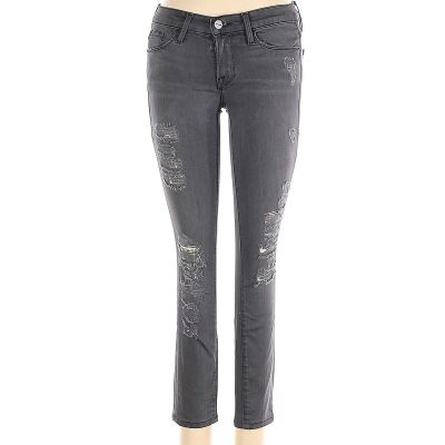 FRAME Denim Women Gray Jeggings 24W