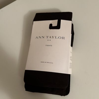 Ann Taylor Womens Opaque Tights Dark Chocolate Brown New Medium
