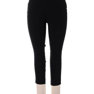 Charter Club Women Black Leggings 14 Petites