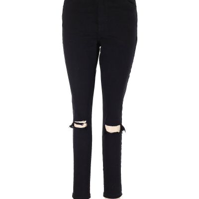 Topshop Women Black Jeggings 32W