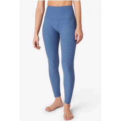 Beyond Yoga Spacedye Leggings Blue Caught In The Midi High Waisted Size Small