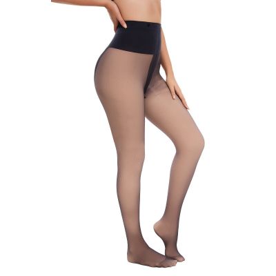 Winter Warm Fleece Lined Pantyhose Women High Waist Soft Comfort Thermal Tights