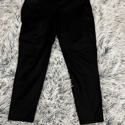 Knox Rose Womens Pull On Pants Black Size Large