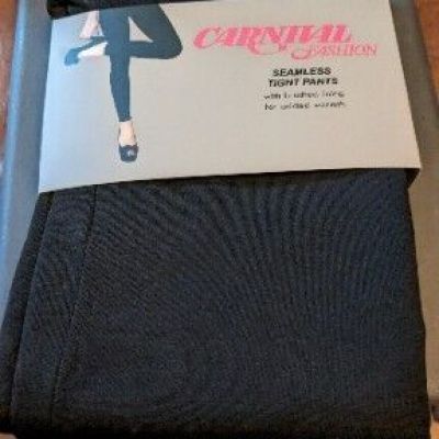 Carnival Fashion Seamless Tight Pants BLACK Size 2-16. Brand New!