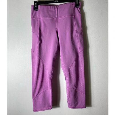 Athleta Light Purple Cropped Athletic Leggings Sz S