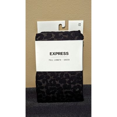 Express Full Length Sheer Tights S/M Black