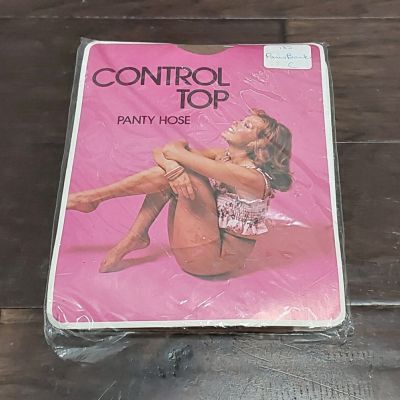 Vintage Control Top Panty Hose Paris Bark Size C