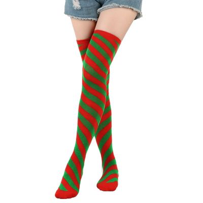 Womens Long Socks Pure Color Socks Thigh High Socks Over The Knee Socks