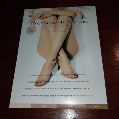 DKNY Hosiery The Nudes Control Top Lot Of 2 Small Style DK S006 Tone B04