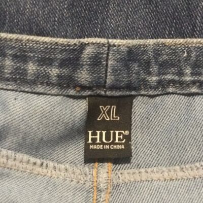 HUE Women Denim Legging Size XL