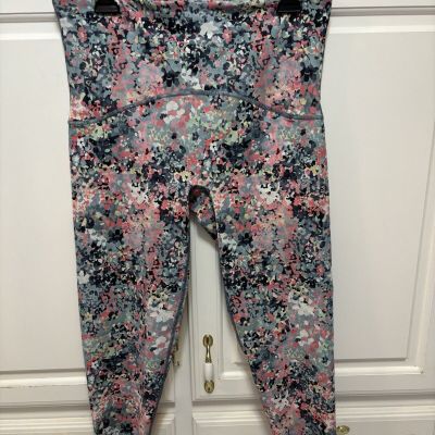 SPANX Active Booty Boost 7/8 Legging In Painted Camo Multi Size 1X