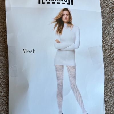 New in Box Wolford Mesh Tights 19198 Black color size M