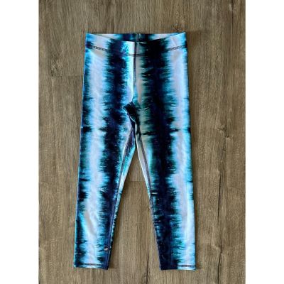 Terez Blue Tie-Dye Leggings