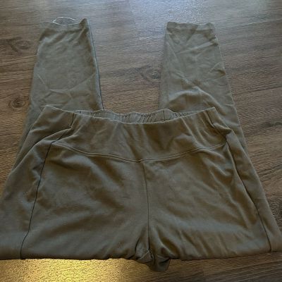 Euc J Jill Ponte Leggings Olive Green Size Large