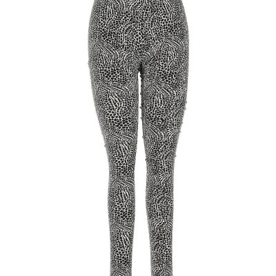 Moda International Women Silver Leggings M