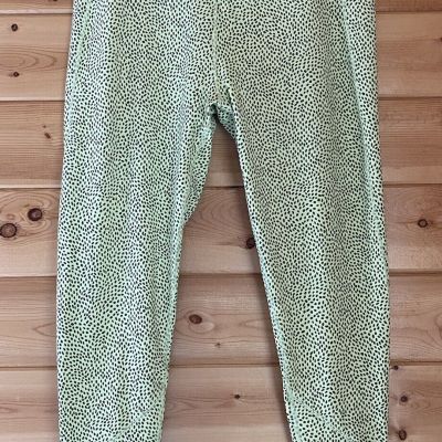 CALIA Carrie Underwood Energize High Rise 7/8 Legging Confetti Dot Lime Green XL