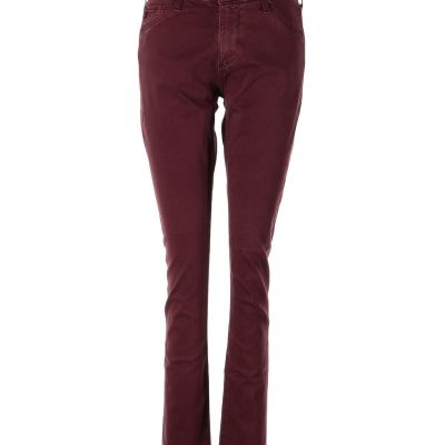 Adriano Goldschmied Women Red Jeggings 28W