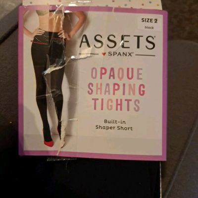 ASSETS by SPANX Women's Original Shaping Tights Black Size 2