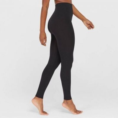 SPANX ASSETS Seamless Slimming Leggings Black 2045 Large