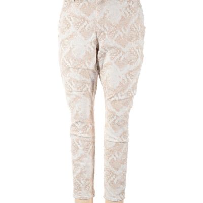 Universal Thread Women Ivory Jeggings 34W