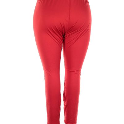 Unbranded Women Red Leggings 4X Plus