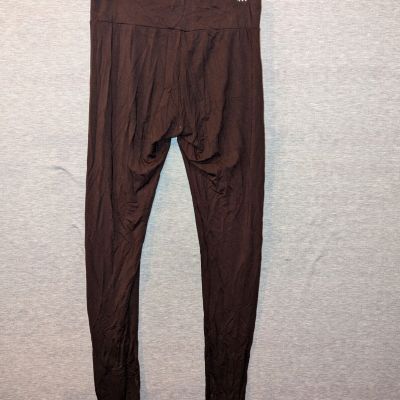 AtoZ Brown Leggings Stretchy Pants Bottoms Size Small Made in Turkey