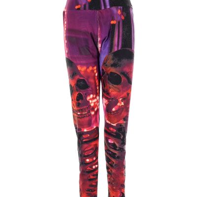 Assorted Brands Women Purple Leggings One Size Plus