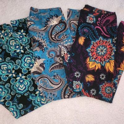 Lularoe TC Leggings Rare Lot Of 3