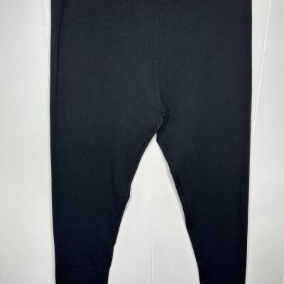 Sonoma Favorite Leggings Womens Size 20 Black Straight Elastic Waist Stretch NWT