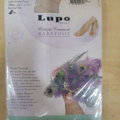 Lupo Brazil Carnaval Barefoot Pantyhose Size Extra