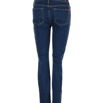 7 For All Mankind Women Blue Jeggings 24W