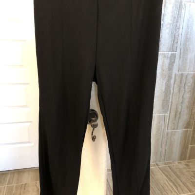 Lysse Macklin Ponte Cropped Leggings Black Style 1840 Size Medium