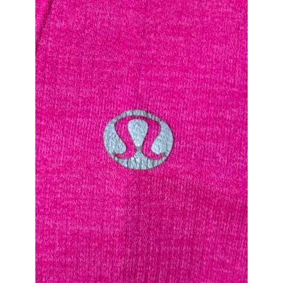 Lululemon In the Flow Crop II Heathered Jeweled Magenta Leggings Size 4