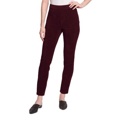 Gloria Vanderbilt Womens Corduroy Leggings Size X-Large Color Cabernet Crush