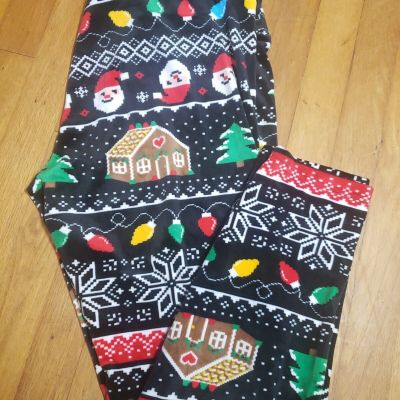 No Boundries 2XL Womens Christmas Plush Pants Leggings Sleepwear