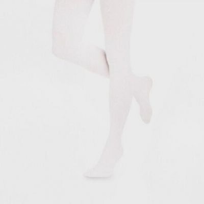 Xhilaration Women's 40D Opaque Tights - White - M/L