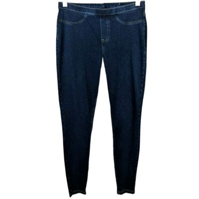 HUE Leggings  Women's Size S  Indigo Stretchy Knit Skinny Jegging