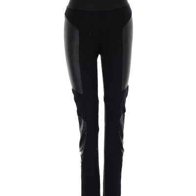 BCBGMAXAZRIA Women Black Leggings XS