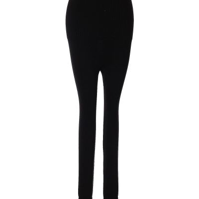 Yelete Women Black Leggings One Size