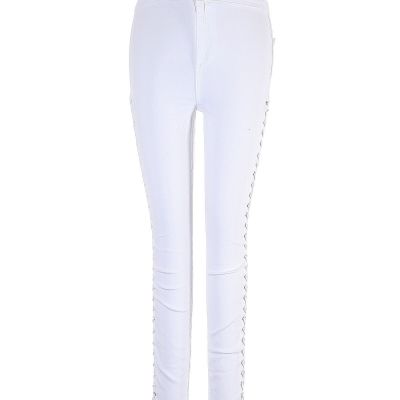 Topshop Women White Jeggings 28W