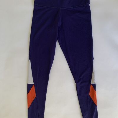 PINK Victorias Secret Ultimate Legging Small Indigo Blue Orange Workout Gym Yoga