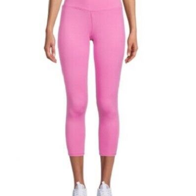 NOBO~ NEW?Juniors Ribbed SEAMLESS Ankle Leggings size 2XL (19)~Pink Thrill