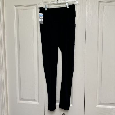 J McLaughlin Womens XS Rhonda Ankle Length w Pockets Leggings Black $98 NWT