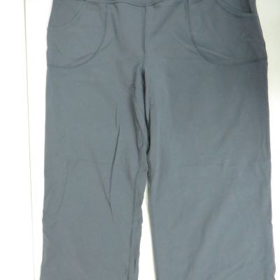 LULULEMON Athletic Gym Stretch Wide leg Leggings Activewear Gray  12