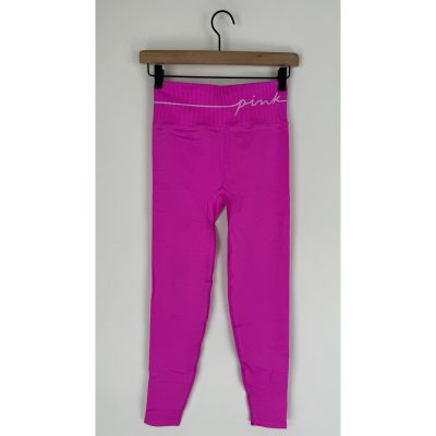 Pink Active Victorias Secret Hot Pink Leggings Womens Small New